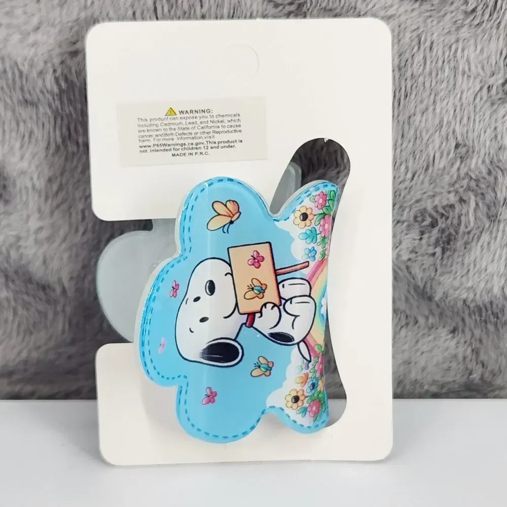 Pair of Snoopy Claw Clips Hair clips Charlie Brown Character Snoopy Rainbow Blue